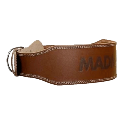 MadMax Opasek celokožený MFB246 tmavě hnědý - L