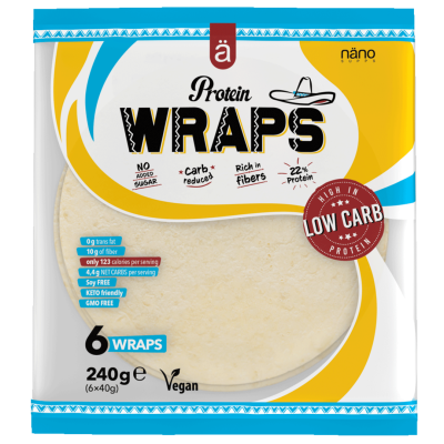 Näno Supps Protein Wraps - 240g (6ks)