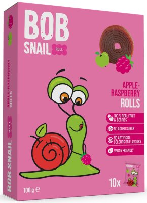 ŠNEK BOB Jablko-malina ovocné rolky 100 g