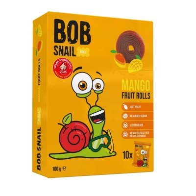 ŠNEK BOB Mango ovocné rolky 100 g
