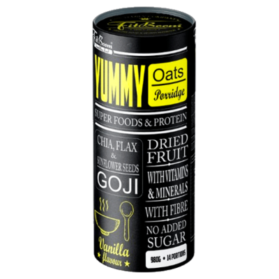 FitBoom Yummy Oat Mash 980g - malina