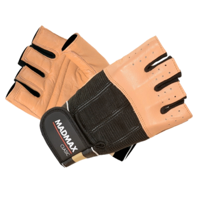 MadMax Rukavice Clasic MFG248 hnědé - XL