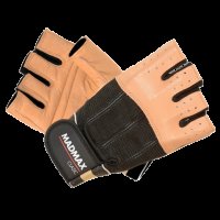 MadMax Rukavice Clasic MFG248 hnědé - M