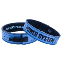 Power System Fitness opasek s přezkou Full Power 3810 modrý - L