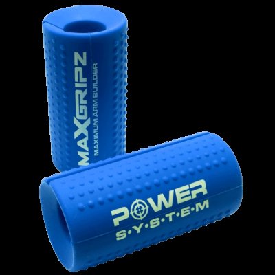 Power System Gripy na posilovací tyč MAX GRIPZ modré - M