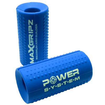 Power System Gripy na posilovací tyč MAX GRIPZ modré - XL