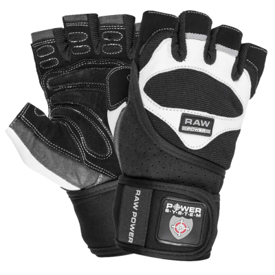 Power System Rukavice Raw Power B/G 2850 bílé - L
