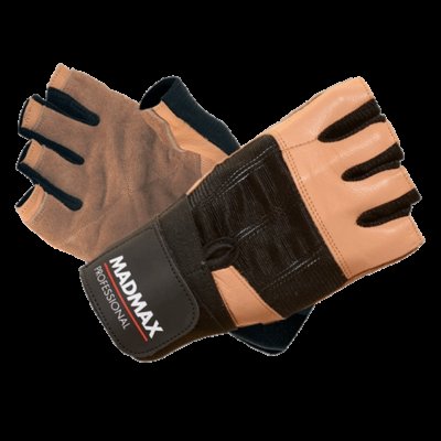 MadMax Rukavice Professional MFG269 hnědé - S