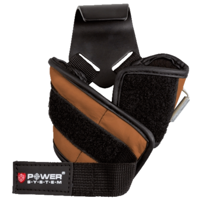 Power System Posilovací háky PS-3300 hnědé - L