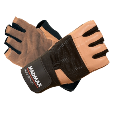 MadMax Rukavice Professional MFG269 hnědé - M