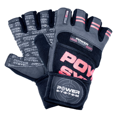 Power System Rukavice Power Grip PS 2800 červené - S