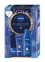 Nivea Box All About Care 2024 dárková sada 3 ks