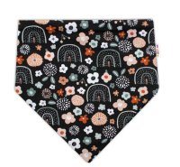 Baby Nellys Dvouvrstvá čepice + šátek Palouček, grafit vel.  92/98