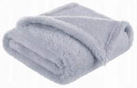 BocioLand Jemná fleecová dečka 80 x 100 cm - šedá