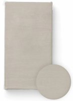 BocioLand Prostěradlo do postýlky, bavlna, béžové, 120 x 60 cm