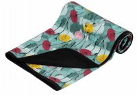 Baby Nellys Dětská bavlněná dvouvrstvá deka, Louka, zelená/černá