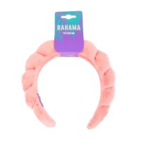 Bahama Skin Headband plyšová čelenka 1 ks korálová