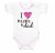 Baby Nellys Body krátký rukáv  I love mom & dad, holka vel.  86