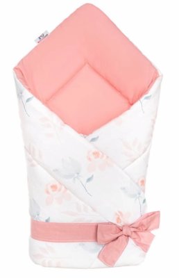 BocioLand Zavinovačka pro miminko Zvonek, 70x70 cm, pudrová