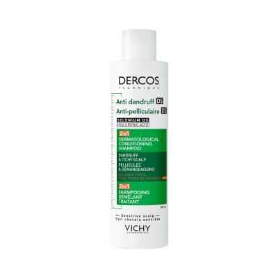 VICHY Dercos šampon a kondicionér na lupy 2v1 200 ml