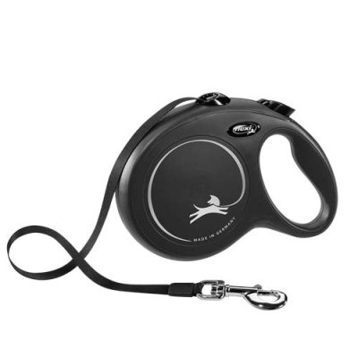 Flexi New Classic popruh L 8m do 50kg černé