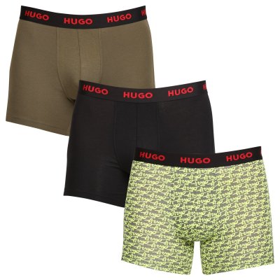 HUGO 3PACK pánské boxerky vícebarevné (50510192 321) M
