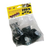 Stefanplast sada 4 koleček na Gulliver 4,5,6,7 dvě pevná a dvě otočná koleček s brzdo