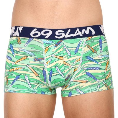 69SLAM Pánské boxerky hip bamboo vegan 420 eliyah (MHBVGN-BB) L