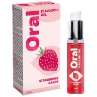 Orální lubrikační gel Strawberry Candy (30 ml)