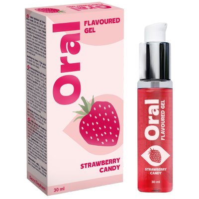 Orální lubrikační gel Strawberry Candy (30 ml)
