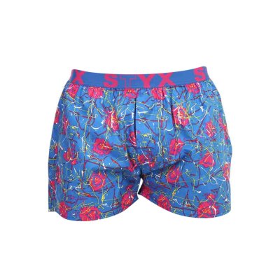 Styx Pánské trenky art sportovní guma Jáchym srdíčka (B1358) L