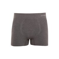 Gino Pánské boxerky bezešvé bambusové šedé (54005) L