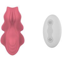 Kalhotkový vibrátor The Silent Wave s ovl. (8,7 cm)