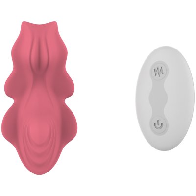 Kalhotkový vibrátor The Silent Wave s ovl. (8,7 cm)