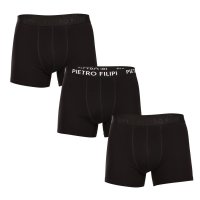 Pietro Filipi 3PACK pánské boxerky černé (3BCL005) L