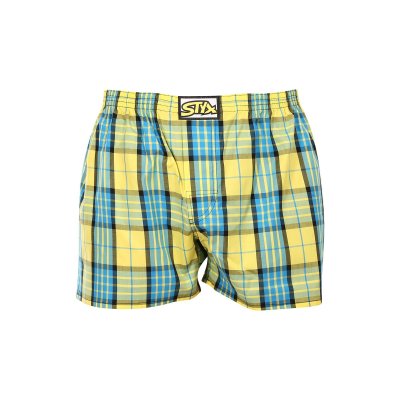 Styx Pánské trenky klasická guma vícebarevné (A1002) XL