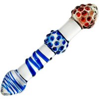 Skleněné dildo Require Me (18 cm)