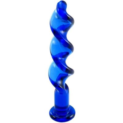 Skleněné dildo Noble Curves (18,5 cm)