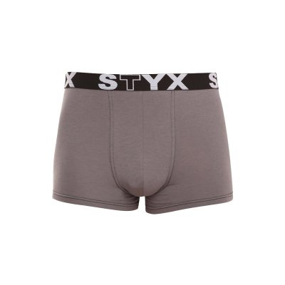 Styx Pánské boxerky sportovní guma tmavě šedé (G1063) XXL