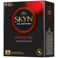 Intense Feel – bezlatexové kondomy s vroubky (36 ks)