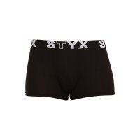 Styx Pánské boxerky sportovní guma černé (G960) S