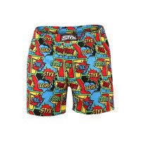 Styx Pánské trenky premium art klasická guma boom (AP955) XL