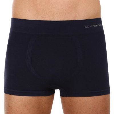 Gino Pánské boxerky bezešvé bambusové modré (53005) M