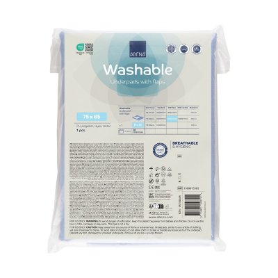 ABENA Inkontinenční pratelná podložka se záložkami, 75X85cm, 1ks