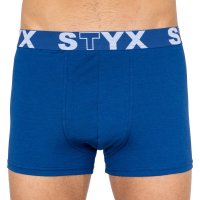 Styx Pánské boxerky sportovní guma nadrozměr tmavě modré (R968) 3XL