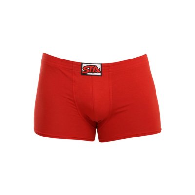 Styx Pánské boxerky klasická guma červené (Q1064) XL