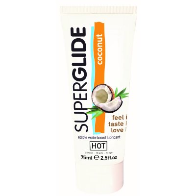 Hot SUPERGLIDE kokosový lubrikační gel Coconut (75 ml)