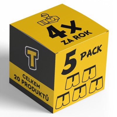 Nedeto 4x 5PACK pánské trenky - čtvrtletní roční předplatné XL