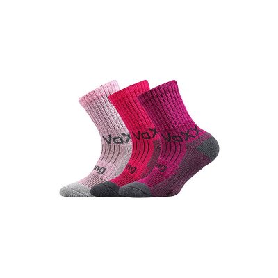 VoXX 3PACK dětské ponožky vícebarevné (Bomberik-mix-girl) 30/34