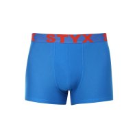 Styx Pánské boxerky sportovní guma modré (G1167) M